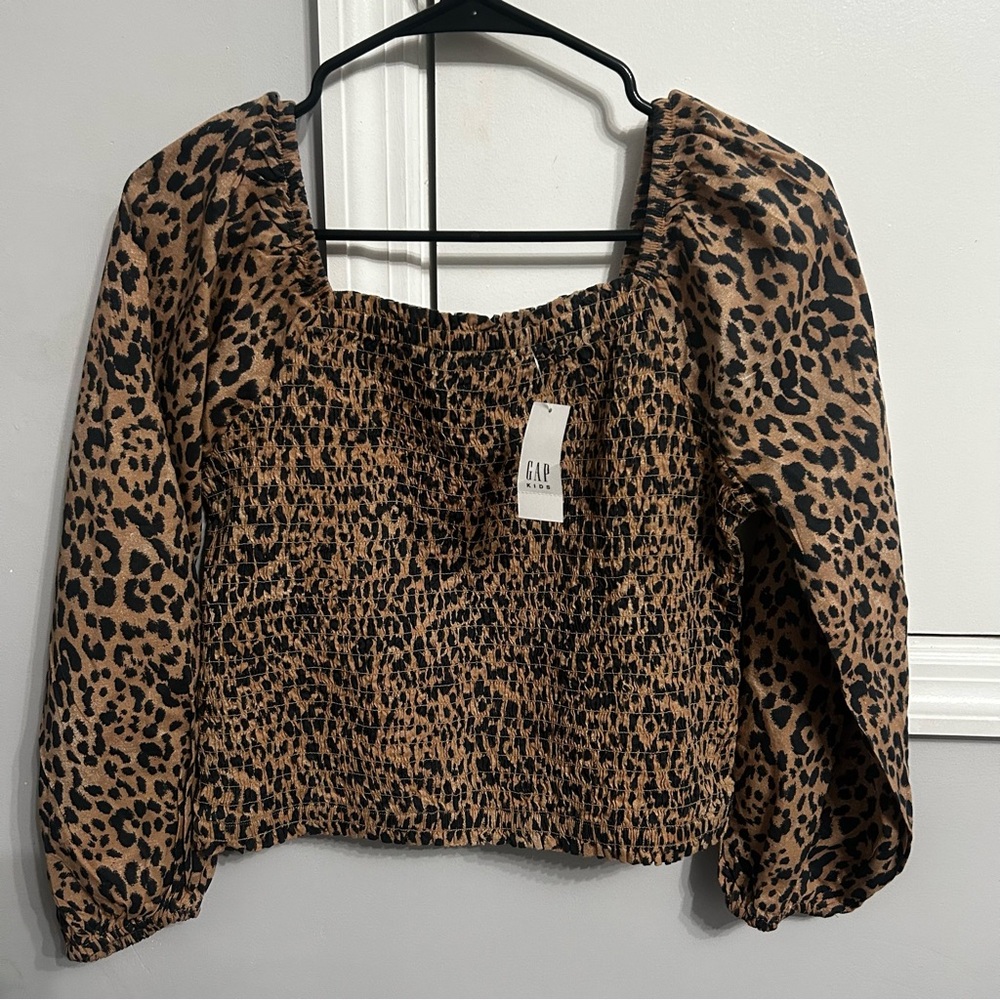 GAP Leopard Print Top for girls
